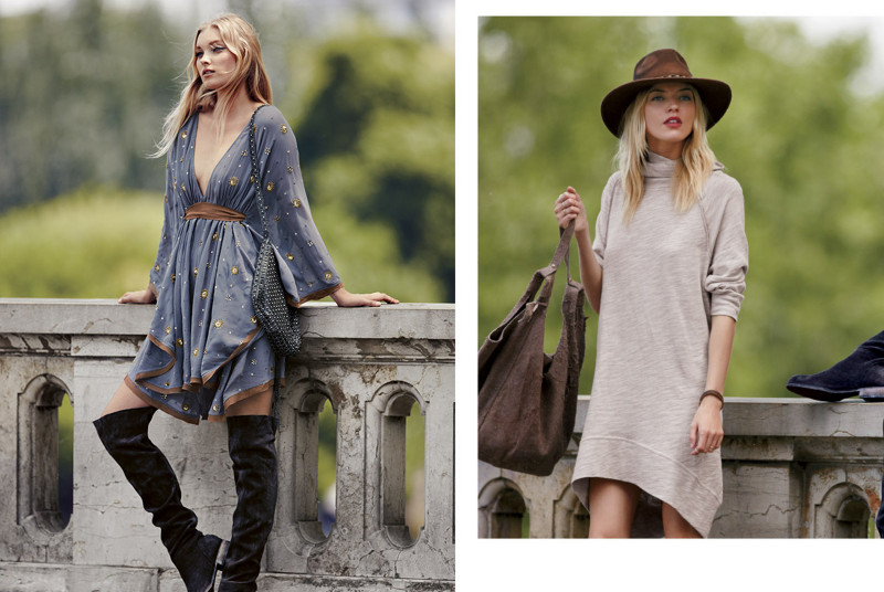 Elsa Hosk featured in  the Free People catalogue for Fall 2015