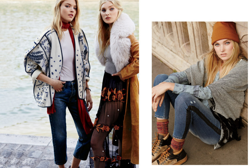 Elsa Hosk featured in  the Free People catalogue for Fall 2015