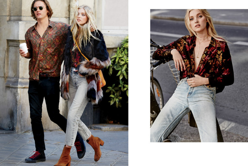 Elsa Hosk featured in  the Free People catalogue for Fall 2015