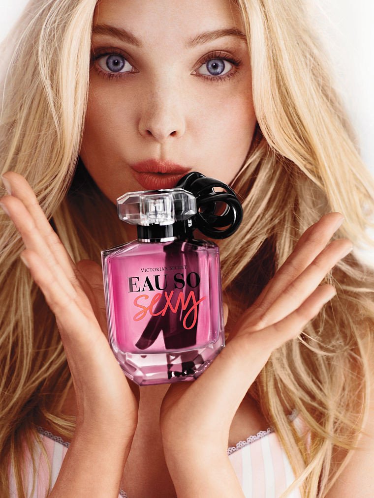 Elsa Hosk featured in  the Victoria\'s Secret Beauty Eau So Sexy advertisement for Summer 2014