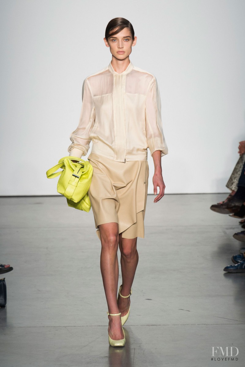 Kate Goodling featured in  the Reed Krakoff fashion show for Spring/Summer 2014