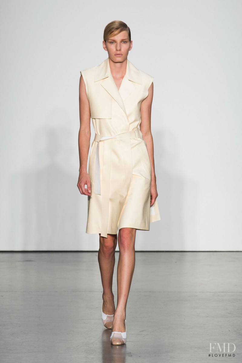 Marique Schimmel featured in  the Reed Krakoff fashion show for Spring/Summer 2014