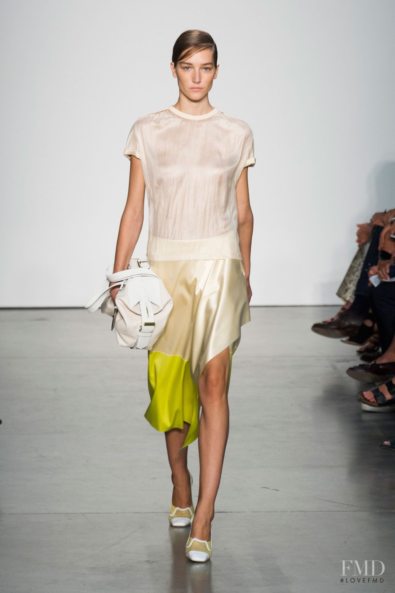 Joséphine Le Tutour featured in  the Reed Krakoff fashion show for Spring/Summer 2014