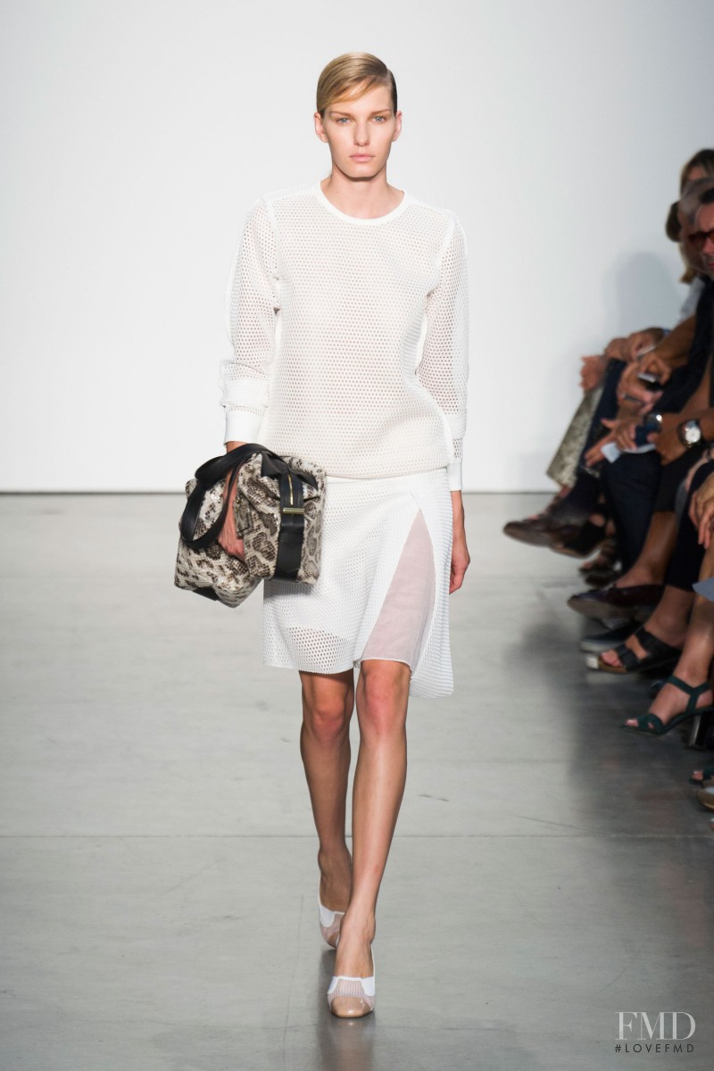 Marique Schimmel featured in  the Reed Krakoff fashion show for Spring/Summer 2014
