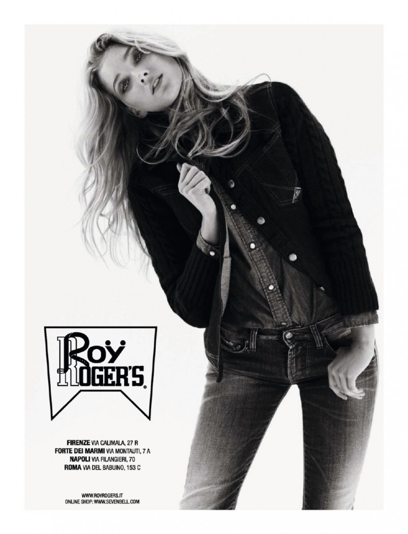 Elsa Hosk featured in  the Roy Rogers advertisement for Autumn/Winter 2013