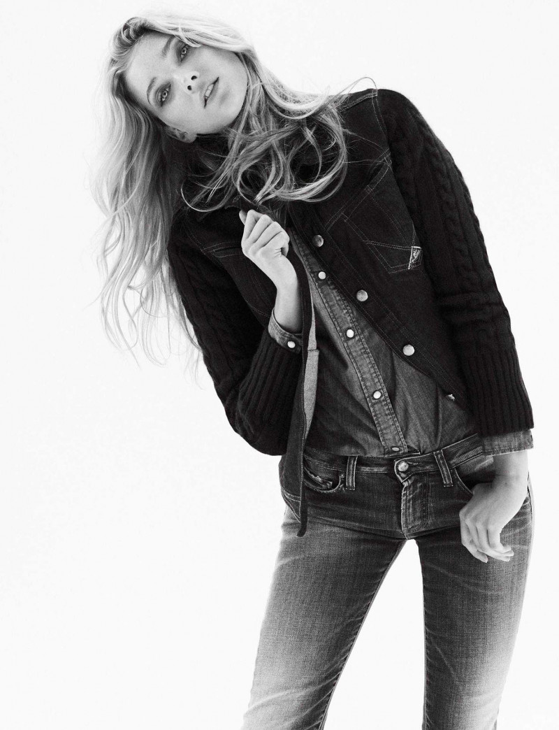 Elsa Hosk featured in  the Roy Rogers advertisement for Autumn/Winter 2013