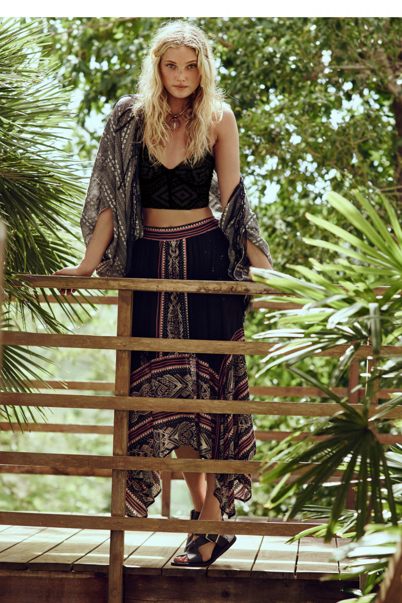 Elsa Hosk featured in  the Free People lookbook for Spring/Summer 2015