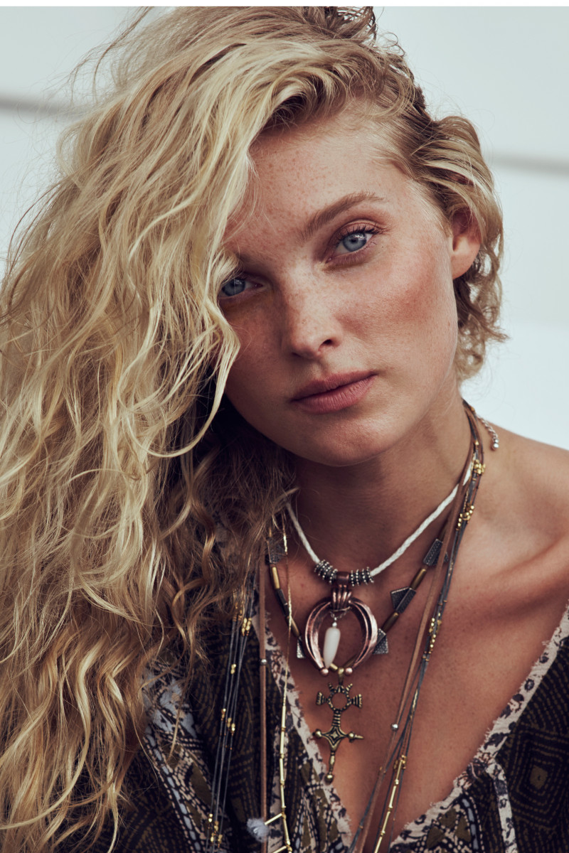 Elsa Hosk featured in  the Free People lookbook for Spring/Summer 2015