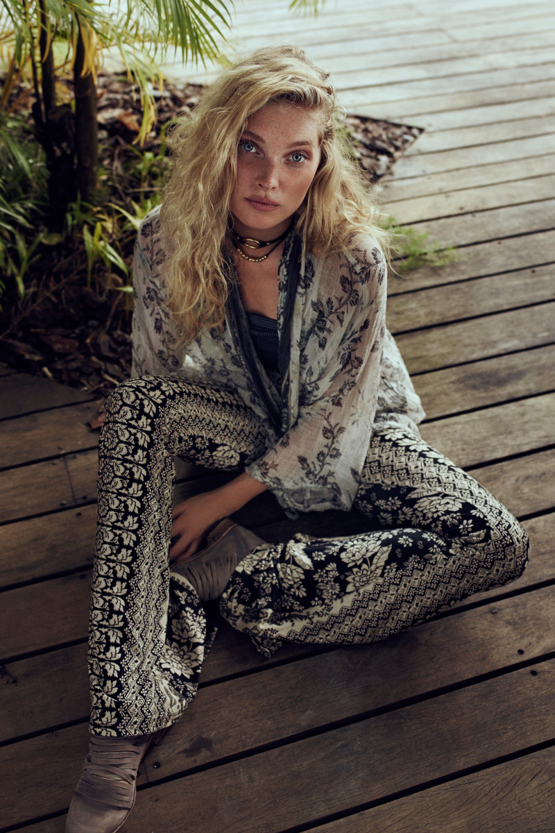 Elsa Hosk featured in  the Free People lookbook for Spring/Summer 2015