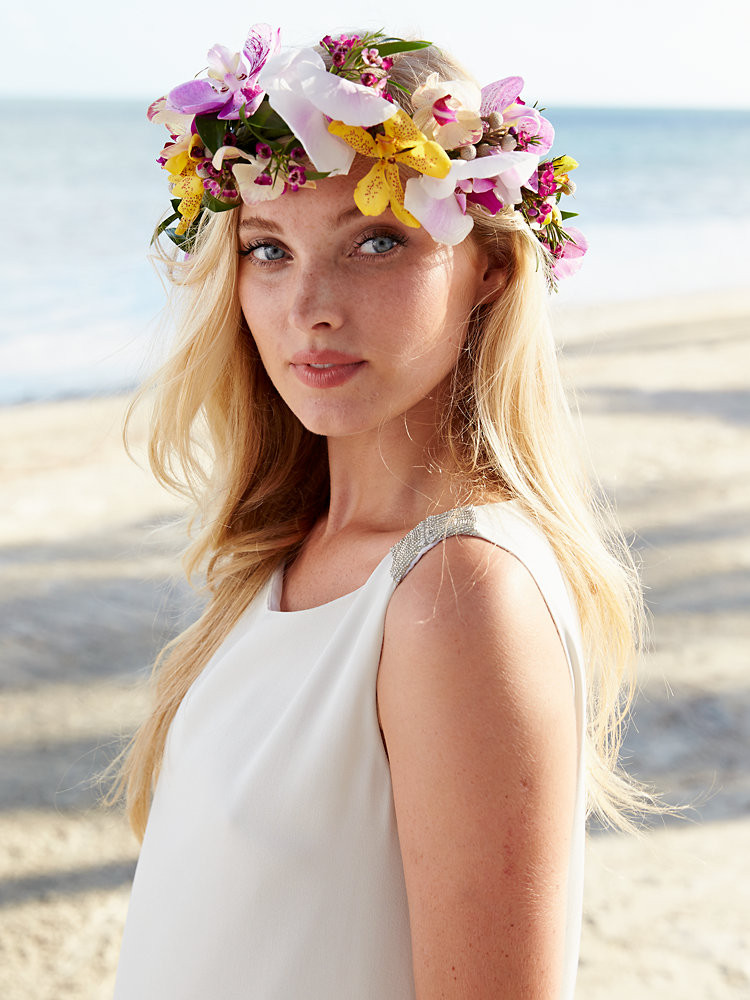 Elsa Hosk featured in  the Gorsuch catalogue for Spring/Summer 2015