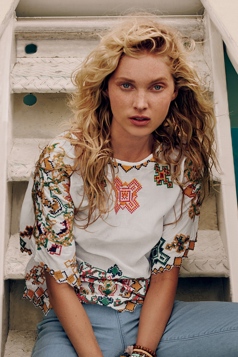 Elsa Hosk featured in  the Free People lookbook for Spring/Summer 2015