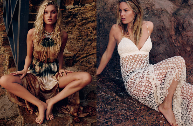 Elsa Hosk featured in  the Free People lookbook for Spring/Summer 2015