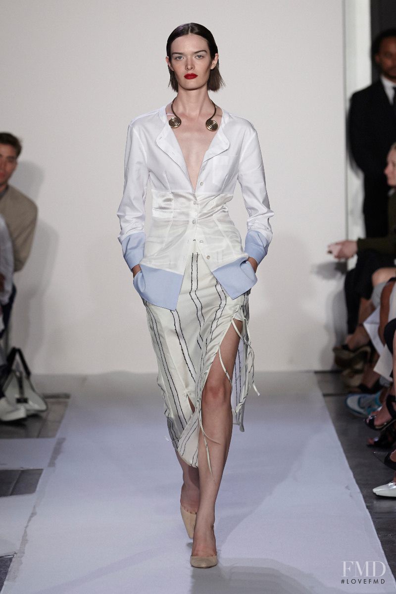 Sam Rollinson featured in  the Altuzarra fashion show for Spring/Summer 2014