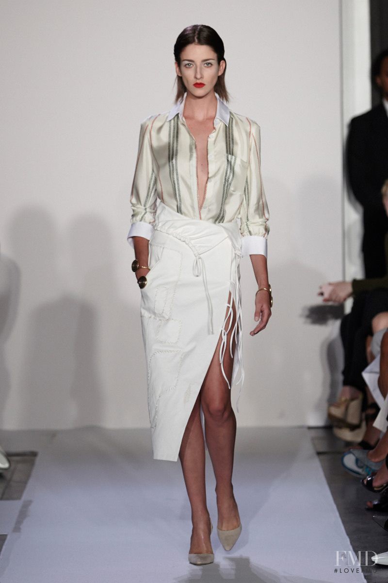 Cristina Herrmann featured in  the Altuzarra fashion show for Spring/Summer 2014