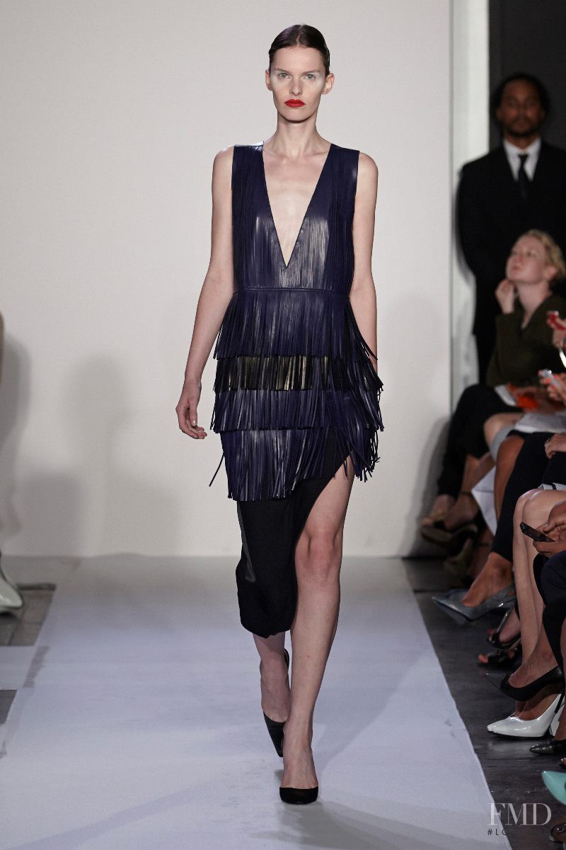 Lisa Verberght featured in  the Altuzarra fashion show for Spring/Summer 2014