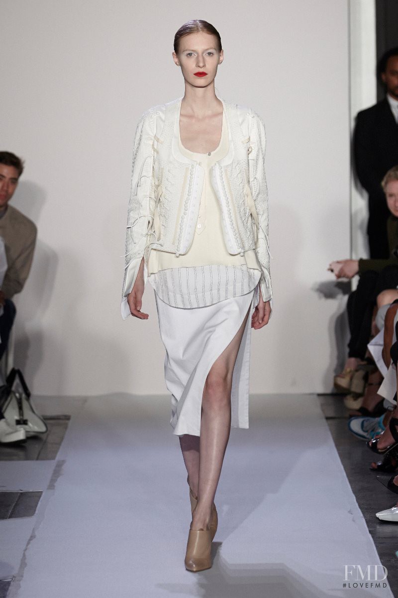 Julia Nobis featured in  the Altuzarra fashion show for Spring/Summer 2014