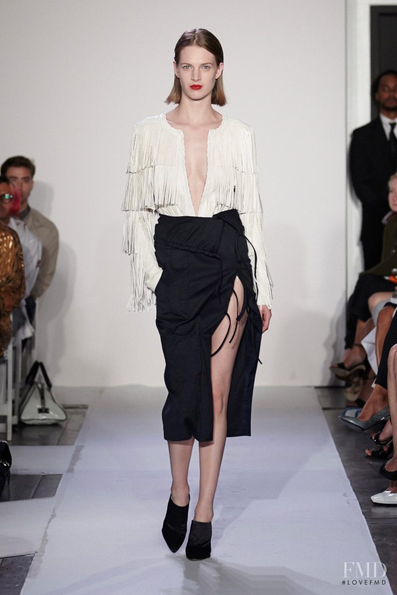 Ashleigh Good featured in  the Altuzarra fashion show for Spring/Summer 2014