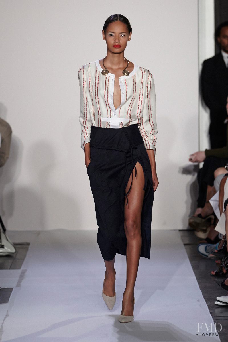 Malaika Firth featured in  the Altuzarra fashion show for Spring/Summer 2014