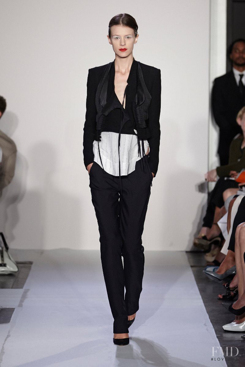 Kayley Chabot featured in  the Altuzarra fashion show for Spring/Summer 2014