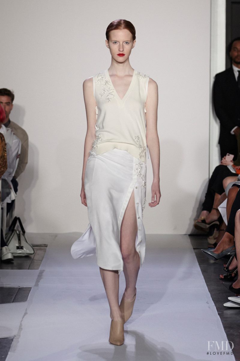 Magdalena Jasek featured in  the Altuzarra fashion show for Spring/Summer 2014