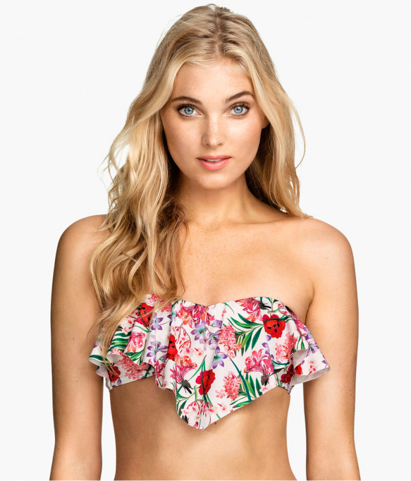 Elsa Hosk featured in  the H&M Swim catalogue for Resort 2015