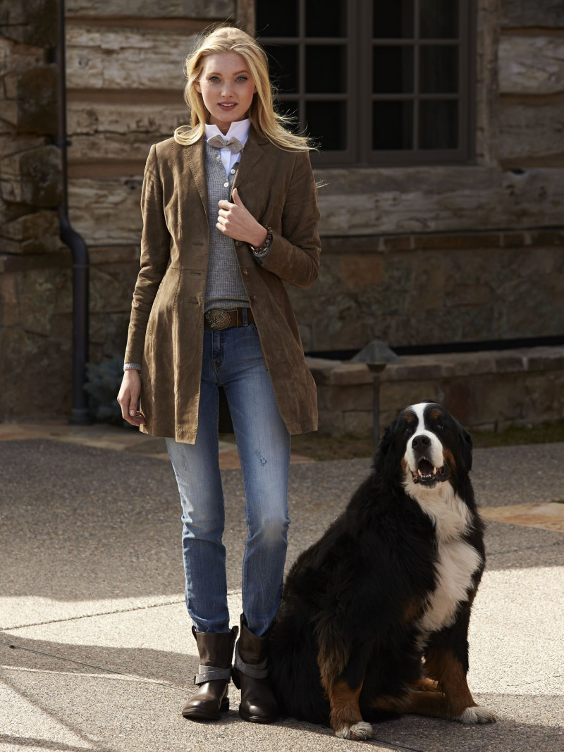 Elsa Hosk featured in  the Gorsuch catalogue for Autumn/Winter 2014