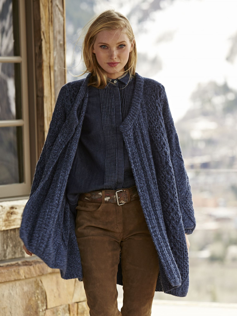 Elsa Hosk featured in  the Gorsuch catalogue for Autumn/Winter 2014