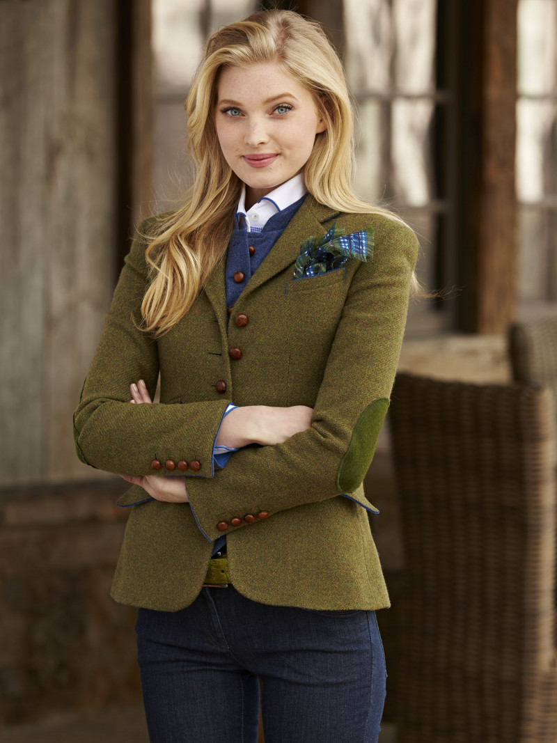 Elsa Hosk featured in  the Gorsuch catalogue for Autumn/Winter 2014