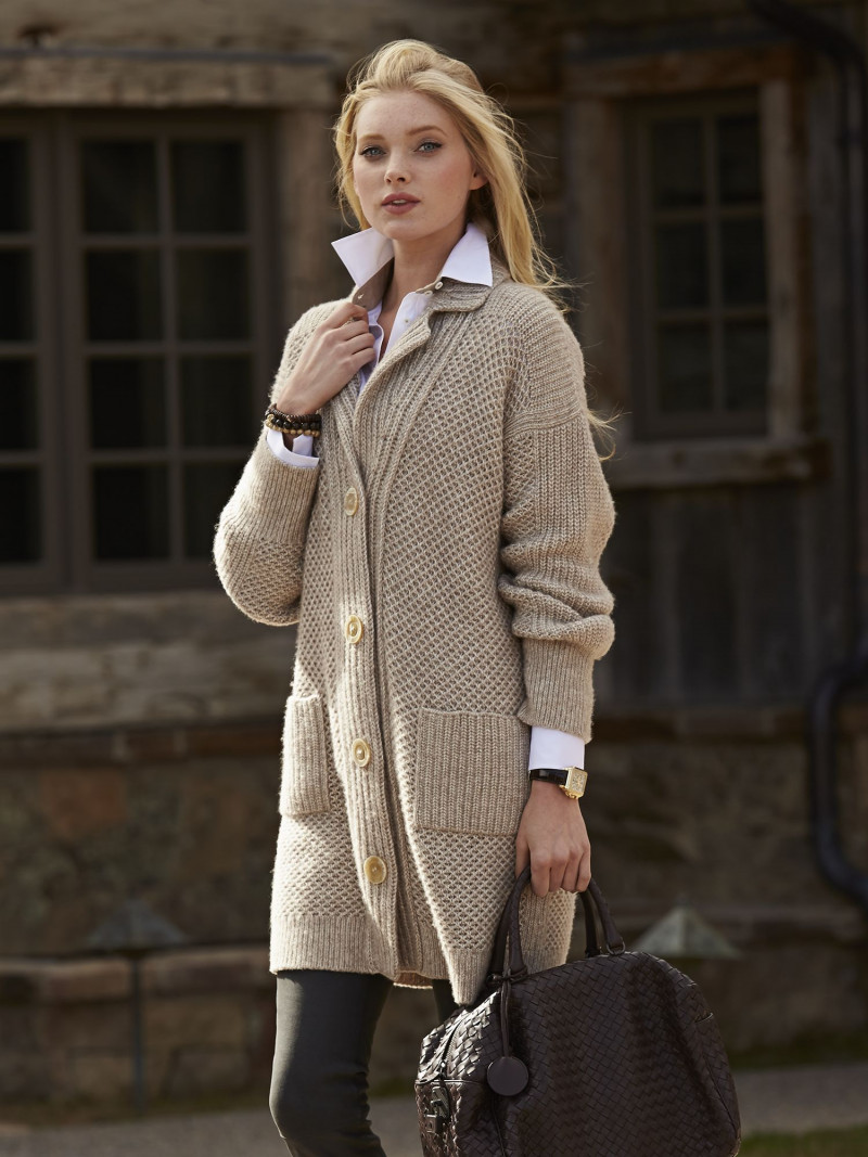 Elsa Hosk featured in  the Gorsuch catalogue for Autumn/Winter 2014