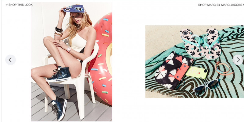 Elsa Hosk featured in  the Shopbop lookbook for Spring/Summer 2014