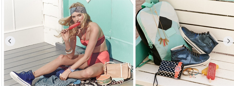 Elsa Hosk featured in  the Shopbop lookbook for Spring/Summer 2014