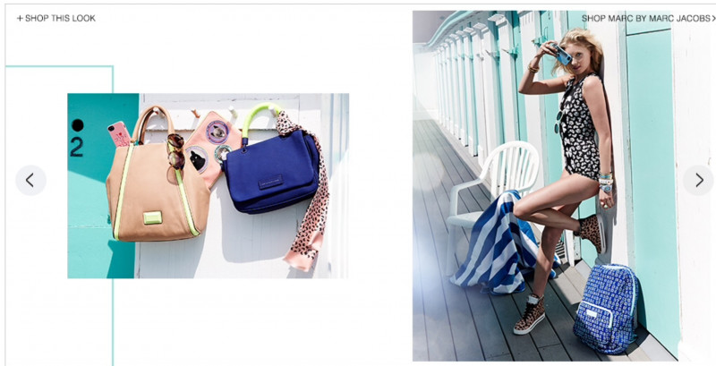 Elsa Hosk featured in  the Shopbop lookbook for Spring/Summer 2014