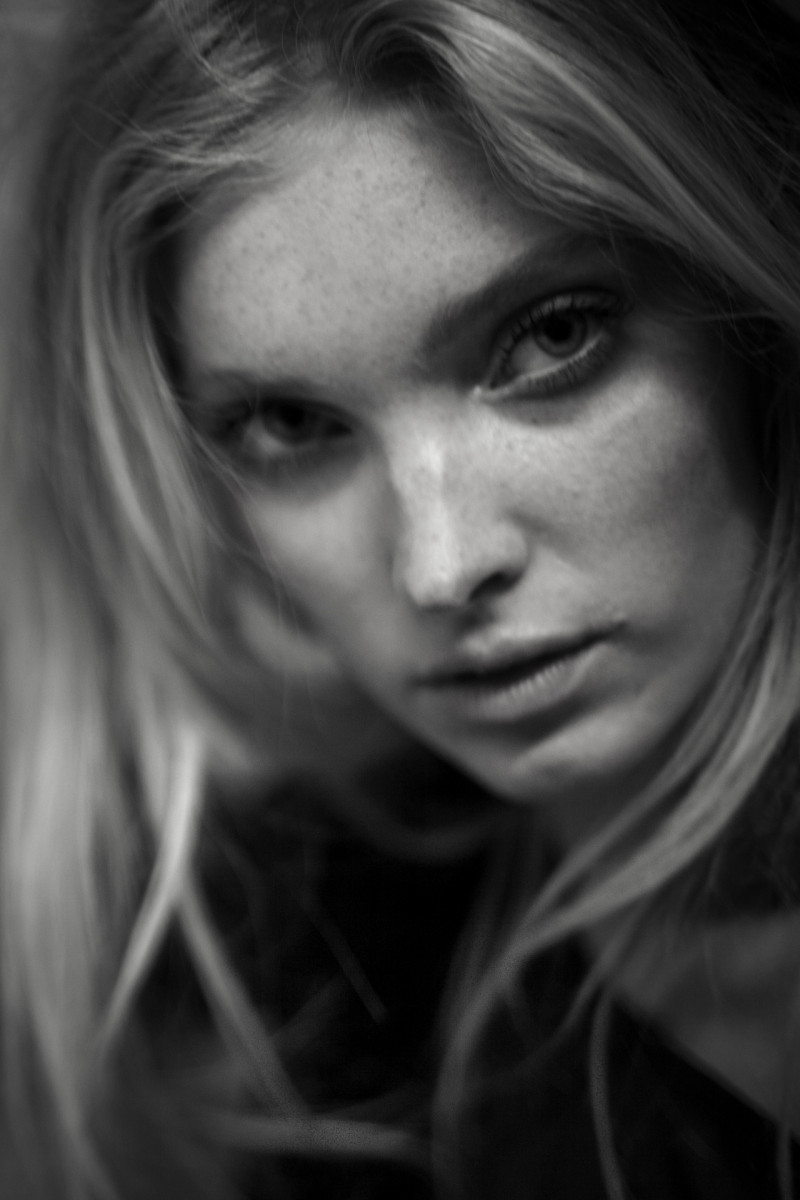 Elsa Hosk featured in  the BLK DNM advertisement for Spring/Summer 2014