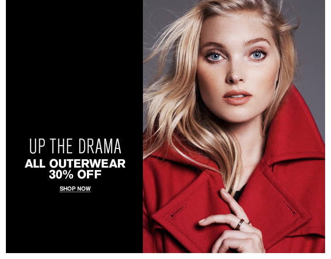 Elsa Hosk featured in  the Express advertisement for Spring/Summer 2014