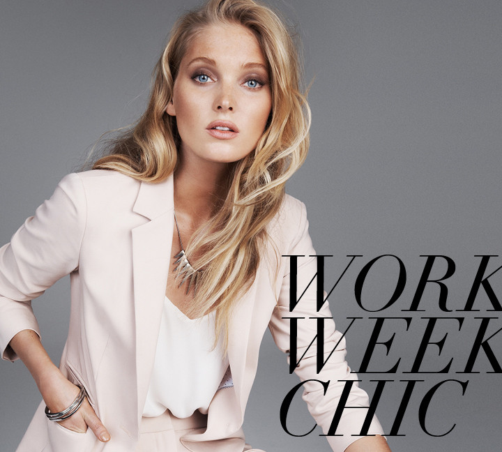 Elsa Hosk featured in  the Express advertisement for Spring/Summer 2014