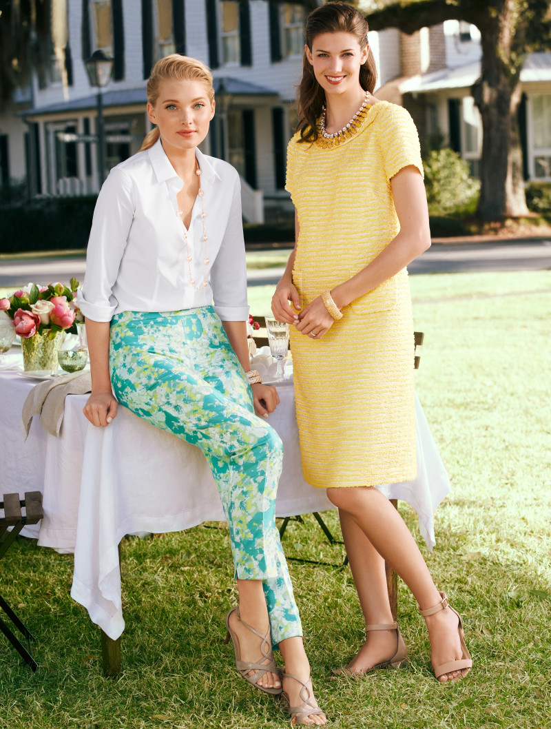 Elsa Hosk featured in  the Talbots catalogue for Spring/Summer 2014