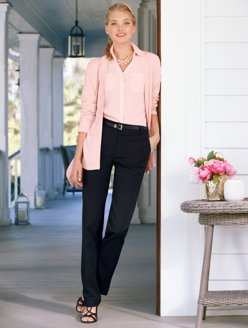 Elsa Hosk featured in  the Talbots catalogue for Spring/Summer 2014