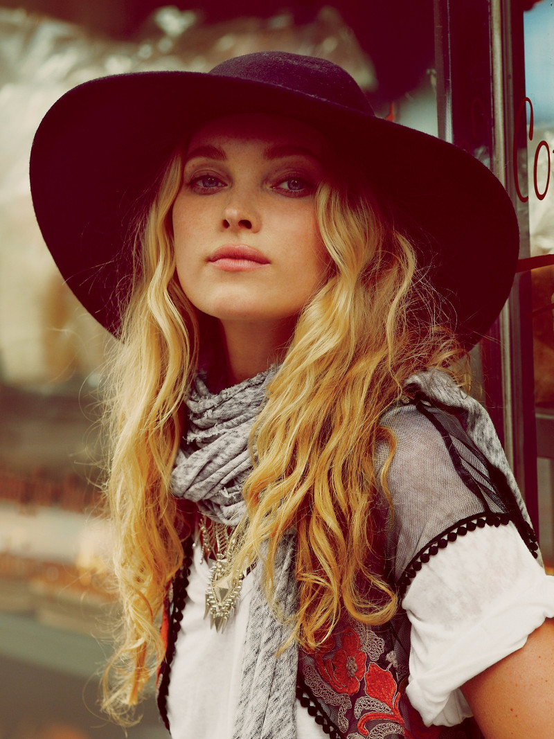 Elsa Hosk featured in  the Free People Lost in Tokyo lookbook for Fall 2013