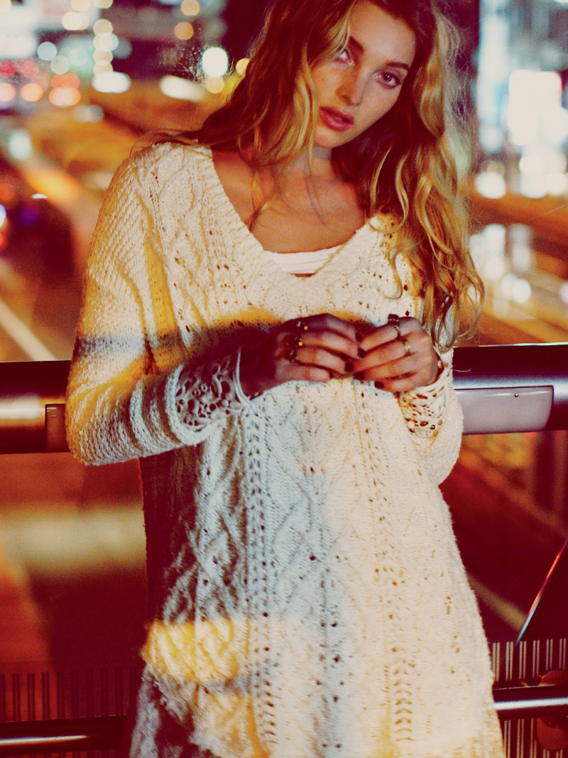 Elsa Hosk featured in  the Free People Lost in Tokyo lookbook for Fall 2013