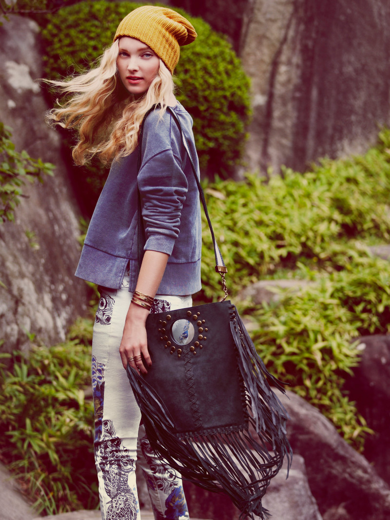 Elsa Hosk featured in  the Free People Lost in Tokyo lookbook for Fall 2013