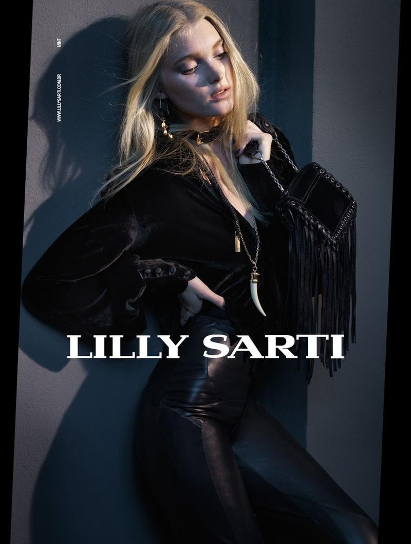 Elsa Hosk featured in  the Lilly Sarti advertisement for Autumn/Winter 2013