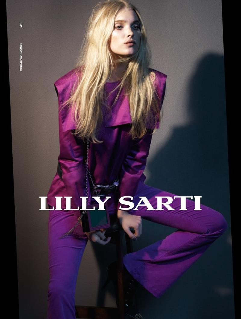 Elsa Hosk featured in  the Lilly Sarti advertisement for Autumn/Winter 2013