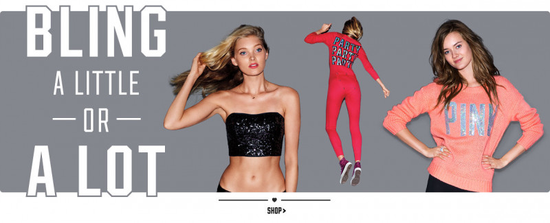 Elsa Hosk featured in  the Victoria\'s Secret PINK catalogue for Autumn/Winter 2013