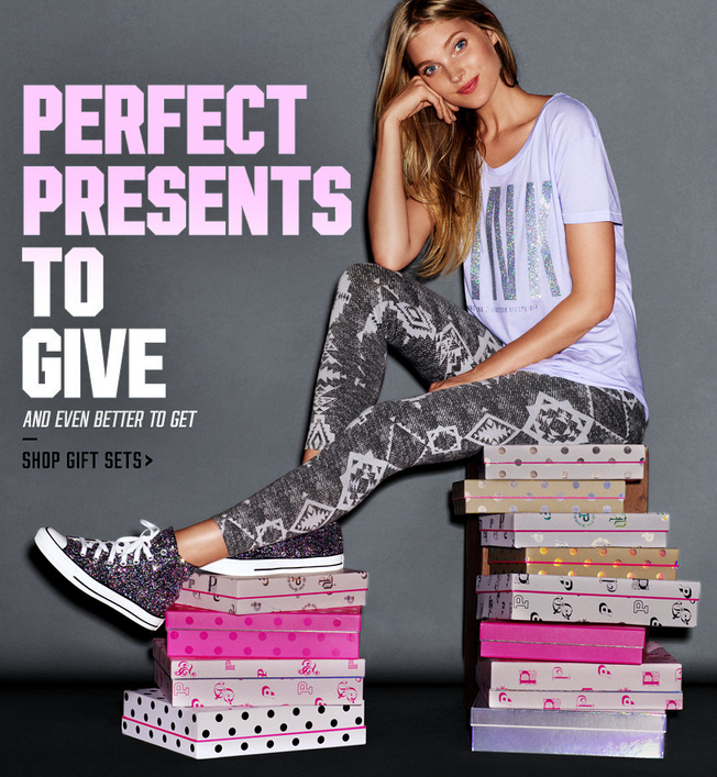 Elsa Hosk featured in  the Victoria\'s Secret PINK catalogue for Autumn/Winter 2013