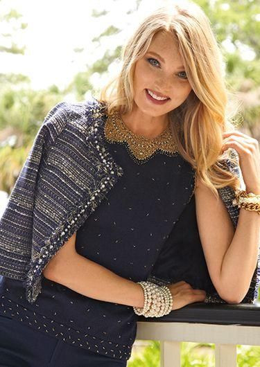 Elsa Hosk featured in  the Lilly Pulitzer advertisement for Fall 2013