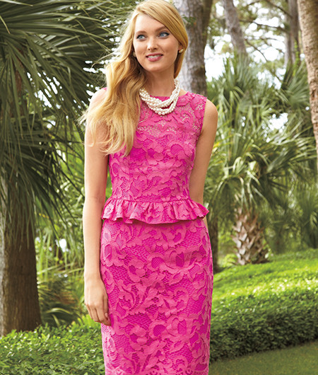 Elsa Hosk featured in  the Lilly Pulitzer advertisement for Fall 2013