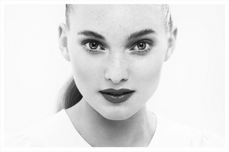 Elsa Hosk featured in  the Lumene advertisement for Spring/Summer 2013