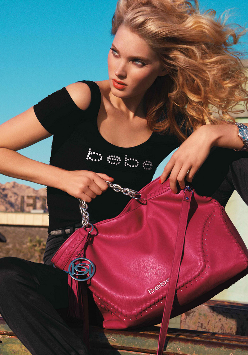 Elsa Hosk featured in  the bebe advertisement for Summer 2013