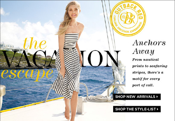 Elsa Hosk featured in  the Belk advertisement for Spring/Summer 2013