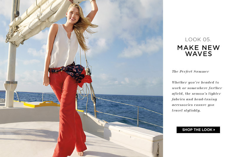 Elsa Hosk featured in  the Belk advertisement for Spring/Summer 2013